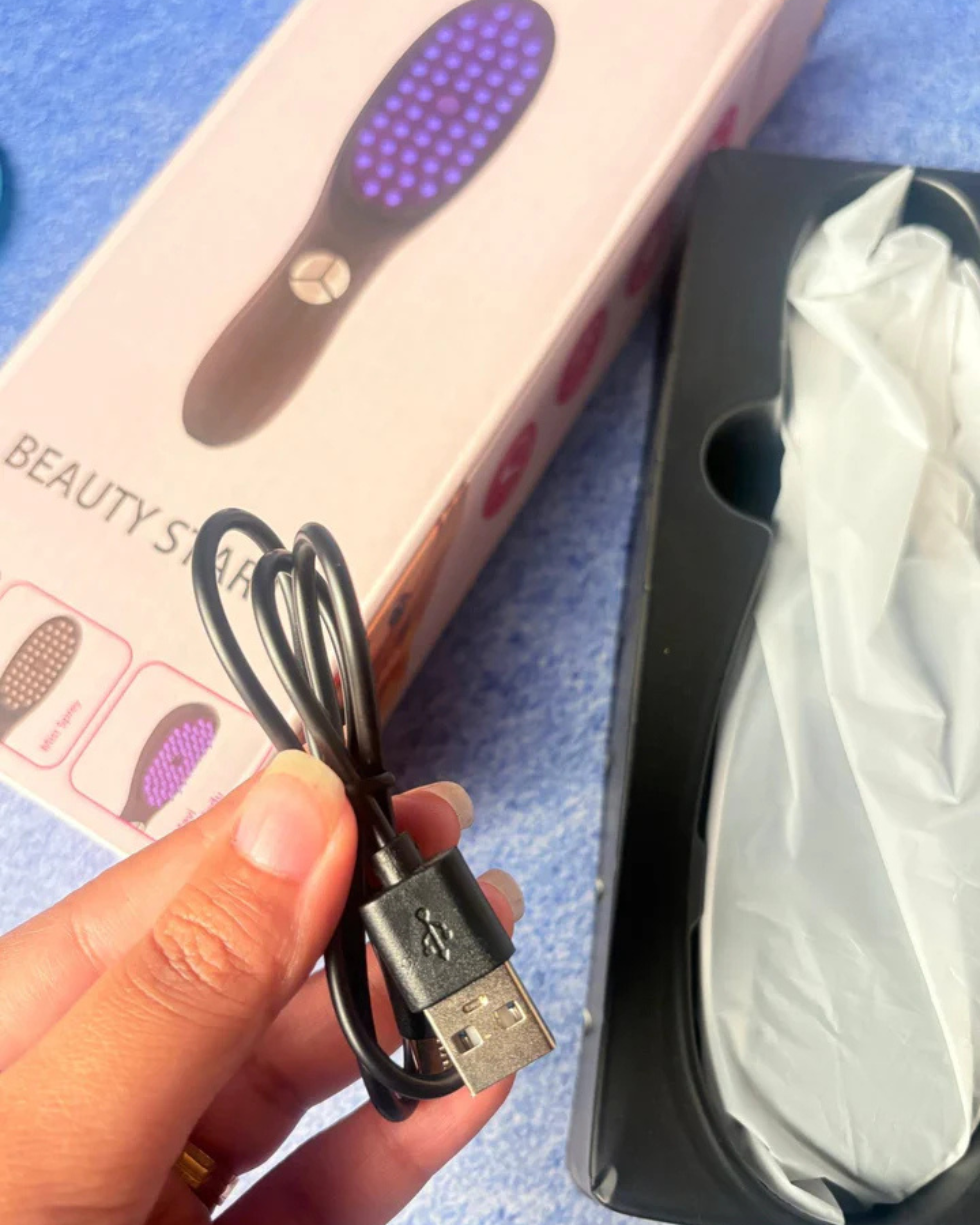 Electric Infrared Hair Massager Brush